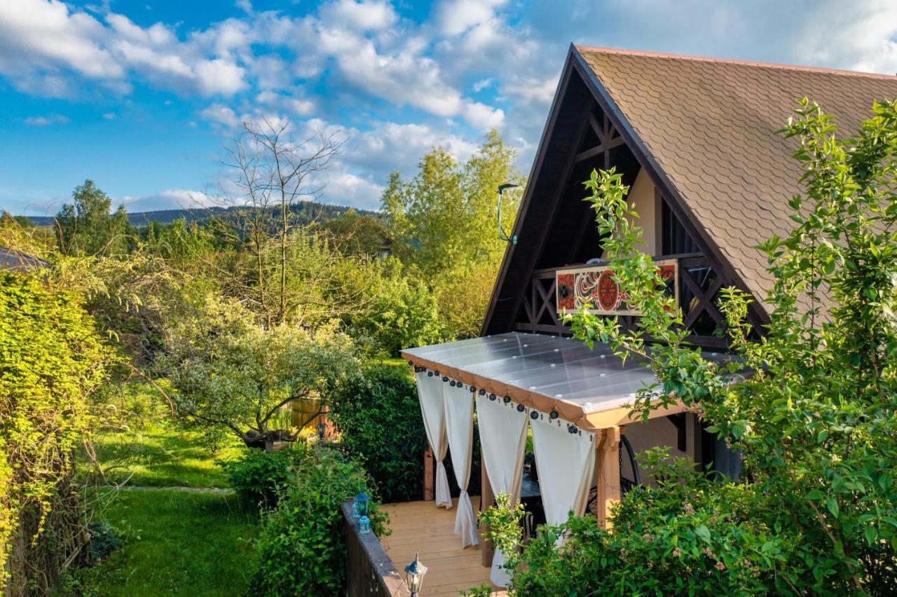 Smyrkowy Dom Z Kominkiem Z Goraca Balia Kolo Karpacza Janowice Wielkie Esterno foto